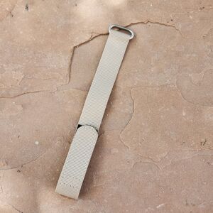 Barracuda Watch Strap Hook and Loop Closure Tan 22mm